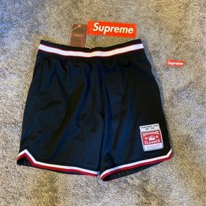 Supreme x Mitchell & Ness shorts
